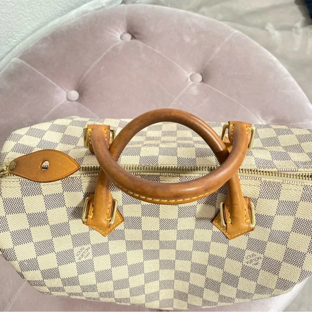 Authentic Louis Vuitton speedy 30 damier azur - Picture 6 of 13